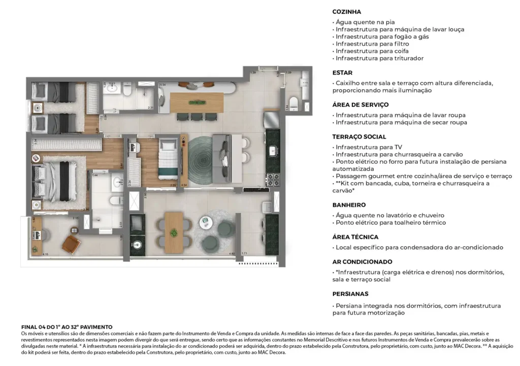 apartamento em são paulo Brooklin